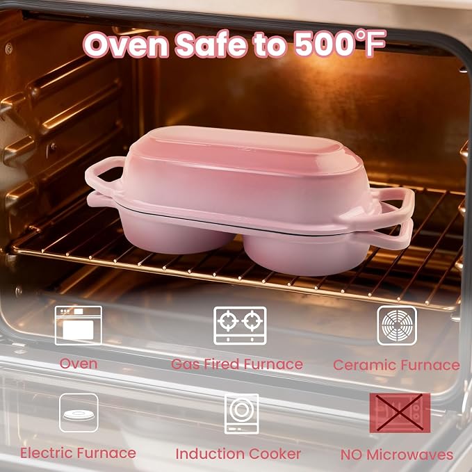YONILL Mini Double Dutch Oven for Sourdough Bread Baking - Image 6