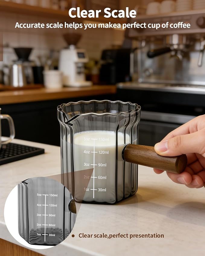 Espresso Measuring Cup 5 Oz, Espresso Glass Cups - Image 4
