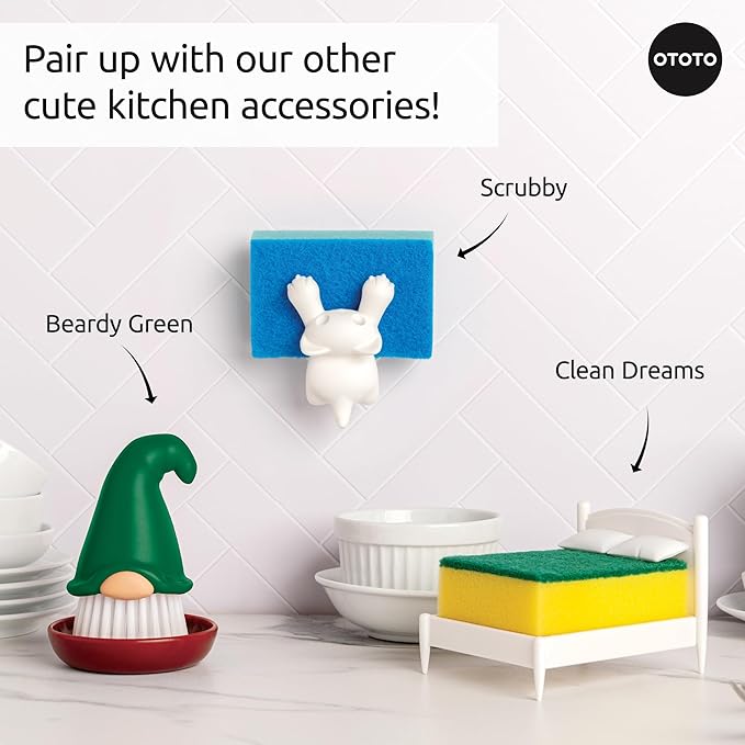 New! Beardy Gnome Dish Brush by Ototo - Image 8