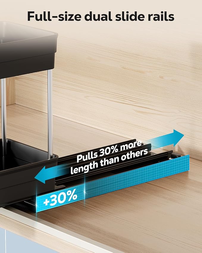 Nieifi Spice Organization for Cabinet-Vertical Spice Rack Pull Out-Spice Rack - Image 7