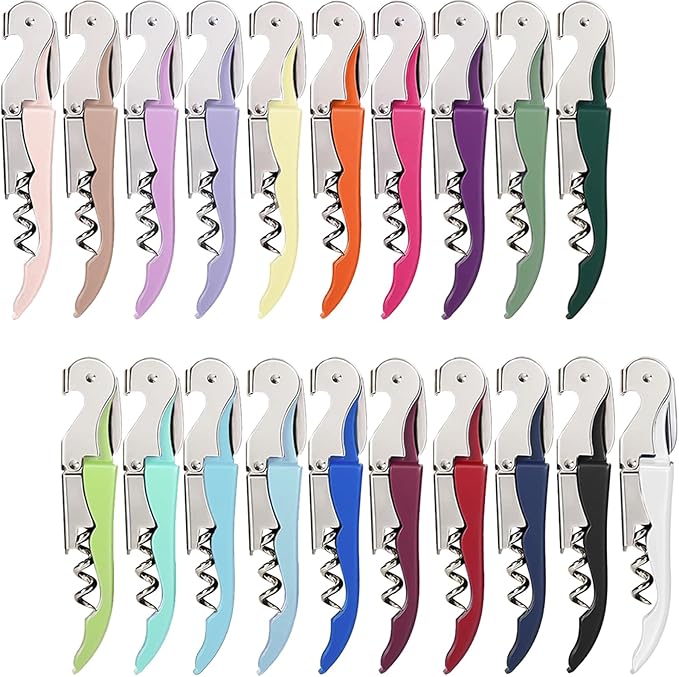 HYZ Wine Opener Bulk 20-Pack for Bartender, Professional Waiter Corkscrew Wine by HYZ
