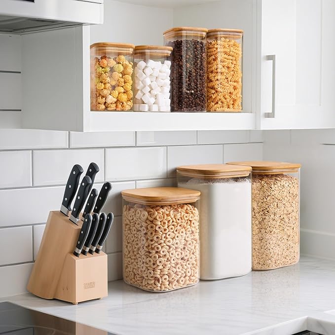 ComSaf 2Pcs Large Glass Storage Containers - Image 7