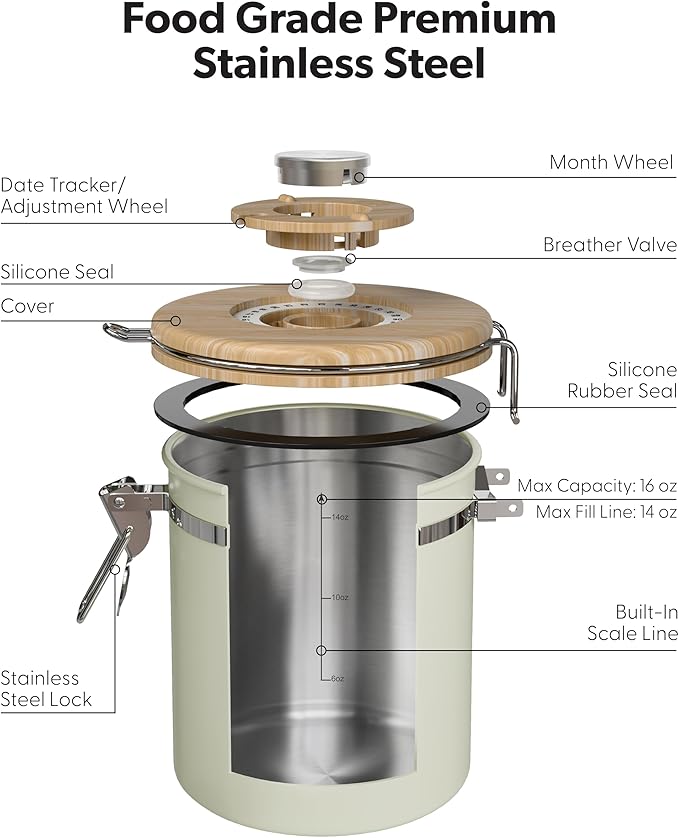 Veken Coffee Sugar Canister - Image 5