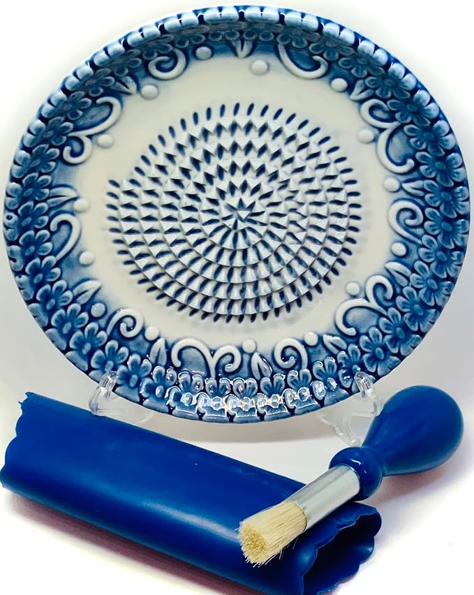 BonCera, All-in-one Premium Ceramic Garlic Grater Plate 4-Piece Set - Image 5