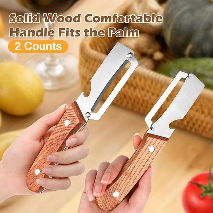 2 Pack Multifunctional Vegetable Peeler, Peelers - Image 3