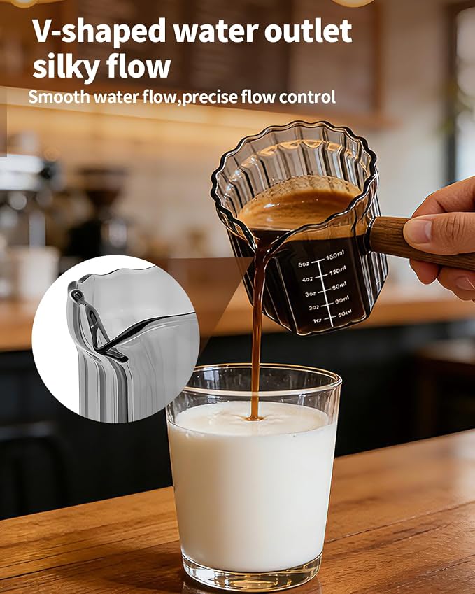 Espresso Measuring Cup 5 Oz, Espresso Glass Cups - Image 5