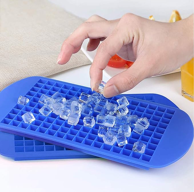 Silicone Ice Cube Tray, 160 Mini Crushed Ice Cube Molds Easy Release Small Ice - Image 6