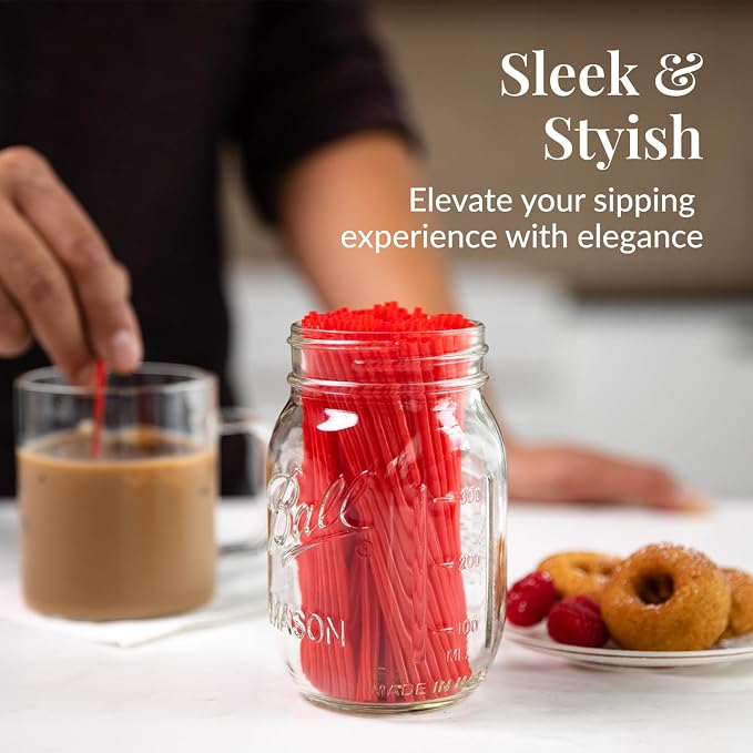 Prestee 2000 Count Red Coffee Stirrers - Image 2