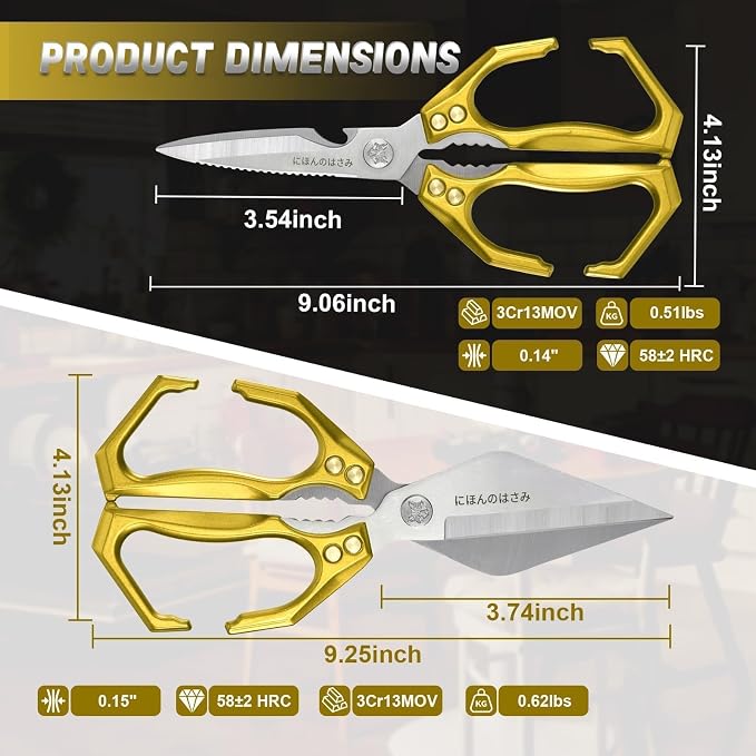 Dream Reach Kitchen Scissors Heavy Duty Kitchen Shears - Image 5