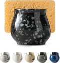 Zoeeker Kitchen Sponge Holder, Ceramic Dish Sponge Holder Kithen Sink Organizer by LAUCHUH