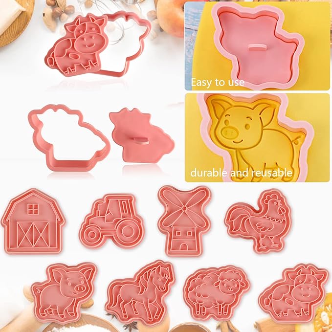 Farm Cookie Cutters Set, Cute Cookie Cutters - Image 4
