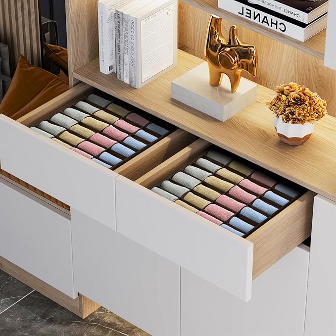 Joyoldelf Sock Organizer Drawer Organizer - Image 3