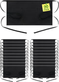 BOHARERS Waist Apron with 3 Pockets 20 Pack by BOHARERS