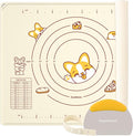 Ourokhome Silicone Baking Mat Sheet and Pastry Dough Cutter, 0.5 Inch Thick by Ourokhome