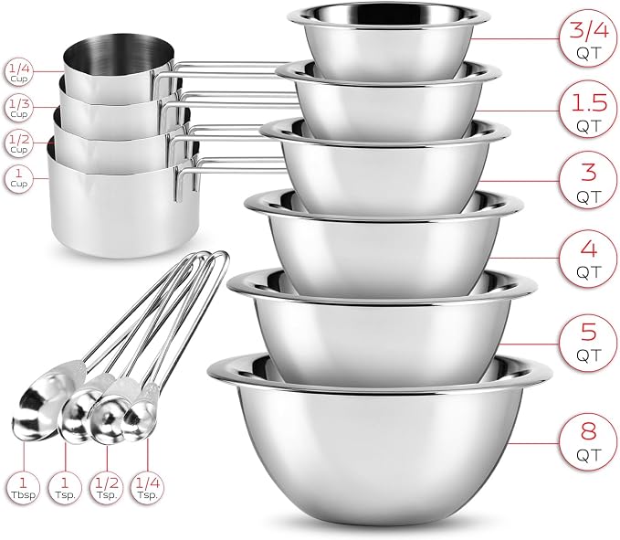 EATEX Stainless Steel Mixing Bowls - Image 3