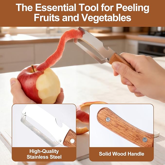 Multi-Functional Kitchen Vegetable Peeler: Ergonomic Handle, - Image 4