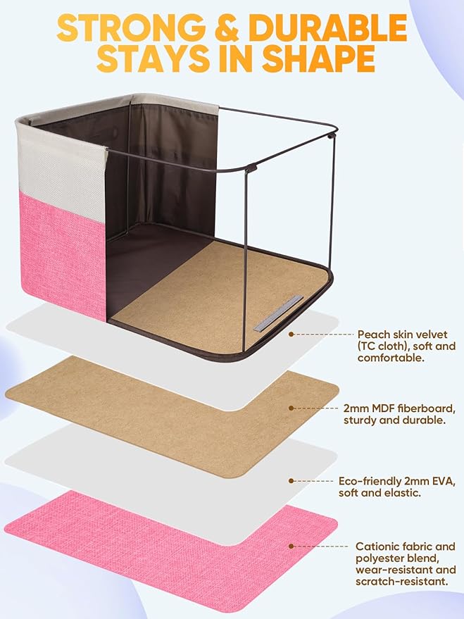 BALEINE 1 Pack Fabric Closet Storage Bins - Image 3