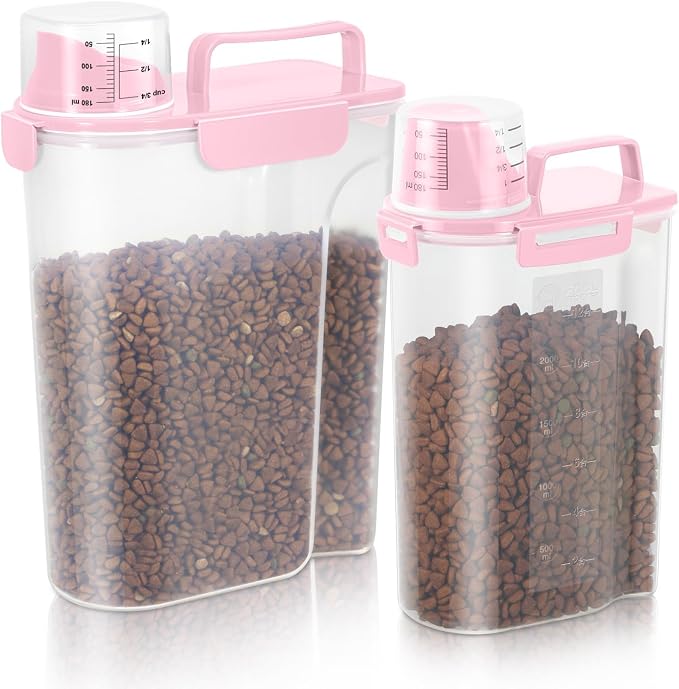 LEAWALK 5Lbs Airtight Cat Dog Food Storage Container - Image 9