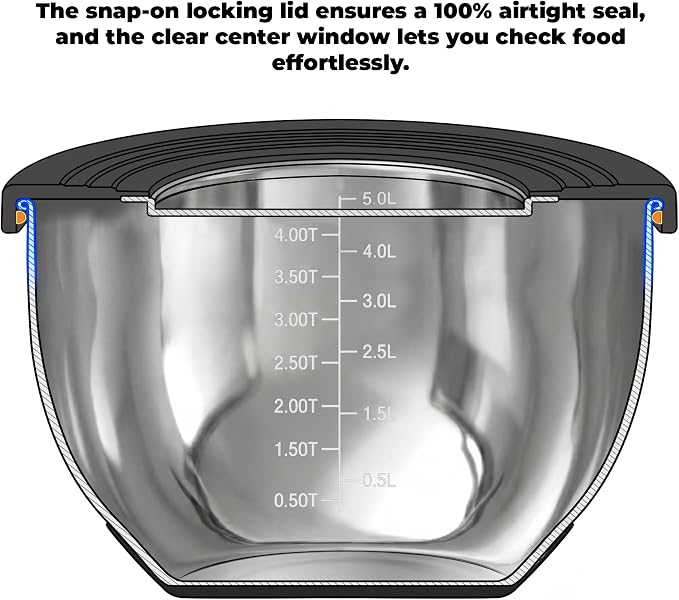 KITEISCAT Stainless Steel Mixing Bowls - Image 5