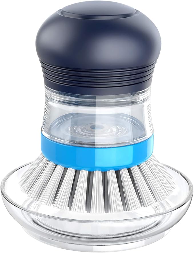 MR.SIGA Soap Dispensing Palm Brush Storage Set, Kitchen Brush by MRSIGA