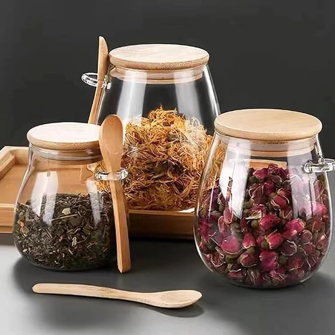 Airtight glass jar storage container - Image 3