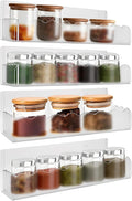 10 inch Spice Rack Wall Mounted, 4 Pack Spice Organizer Shelf by Douildhaiy