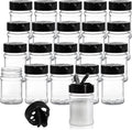 Yesland 20 Pack Plastic Spice Jars Bottles, 5 Oz PET Spice Containers BPA Free by Yesland