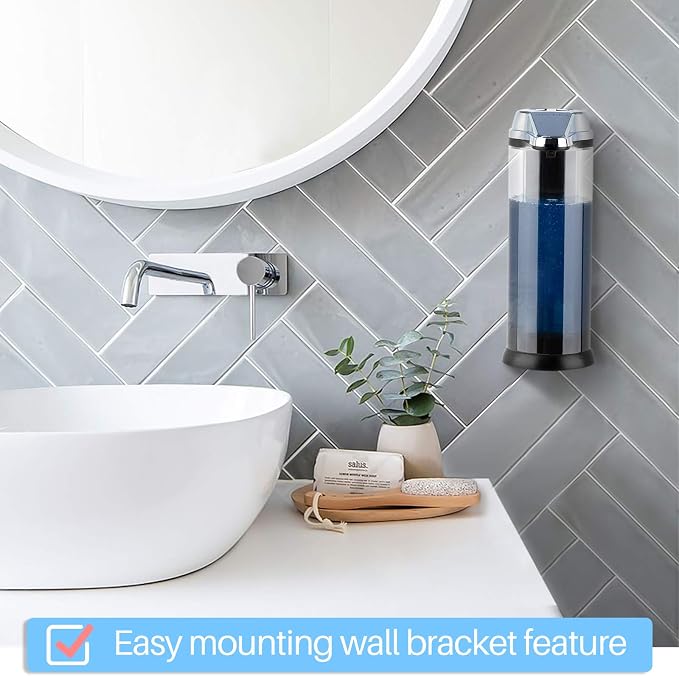 Secura 17oz Automatic Liquid Soap Dispenser, Touchless Battery Operated Hand - Image 4