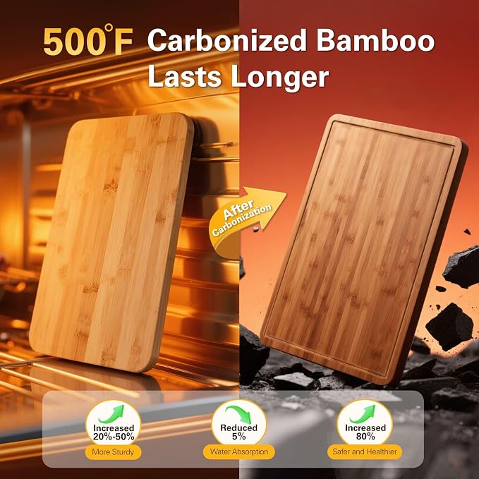 Carbonized Bamboo Cutting Boards - Image 3