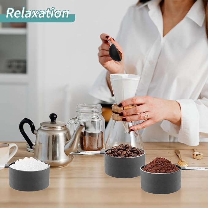 Measuring Cups Set Measuring Spoons Set, Nesting Measure Cups - Image 5