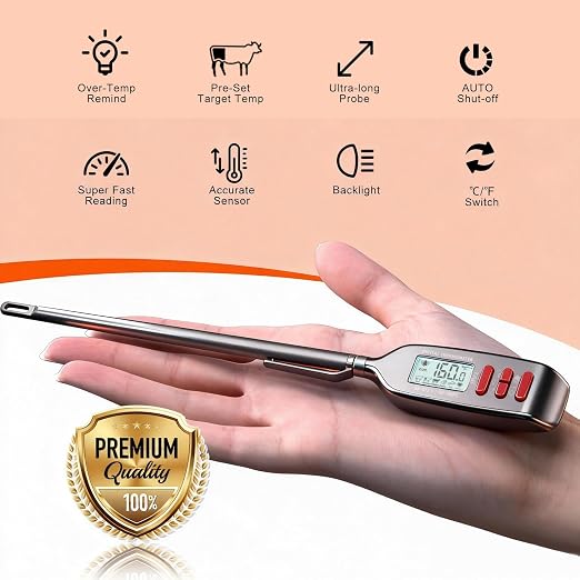Antonki Meat Thermometer Digital, Smart Instant Read Food Thermometer - Image 3