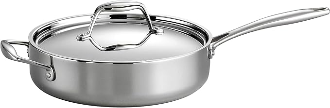 Tramontina Signature Tri-Ply Clad Stainless Steel 3-Quart Saute Pan by Tramontina
