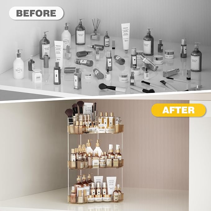 Asayuee 3-Tier Corner Bathroom Counter Organizer - Image 7