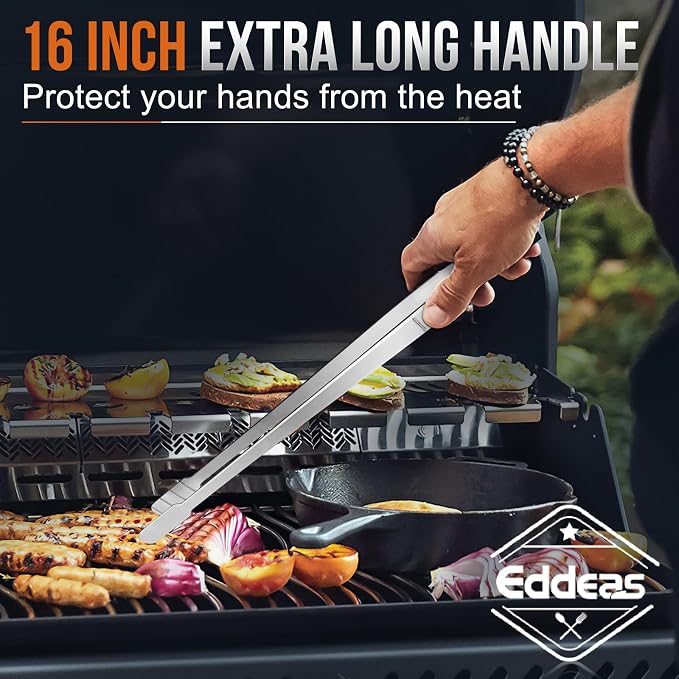 Eddeas 16 Inch long Kitchen Tweezers - Image 2