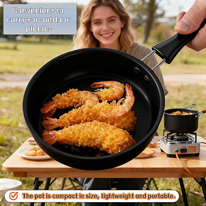 4.7 Inch Mini Frying Pan, Flat Bottom Design - Image 5