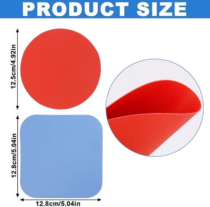 4pcs Jar Opener Gripper Pads, Rubber Can Opener Bottle Lid Cap Gripper Pads - Image 2