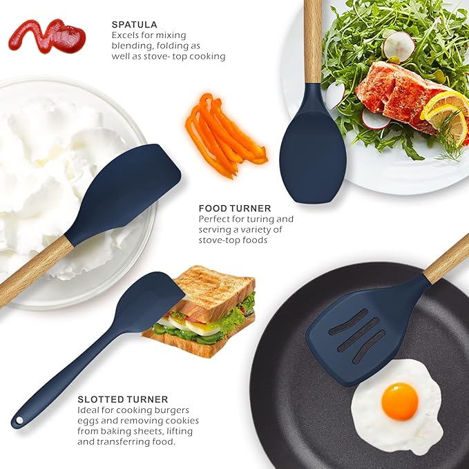 Silicone Cooking Utensils Set - Image 3