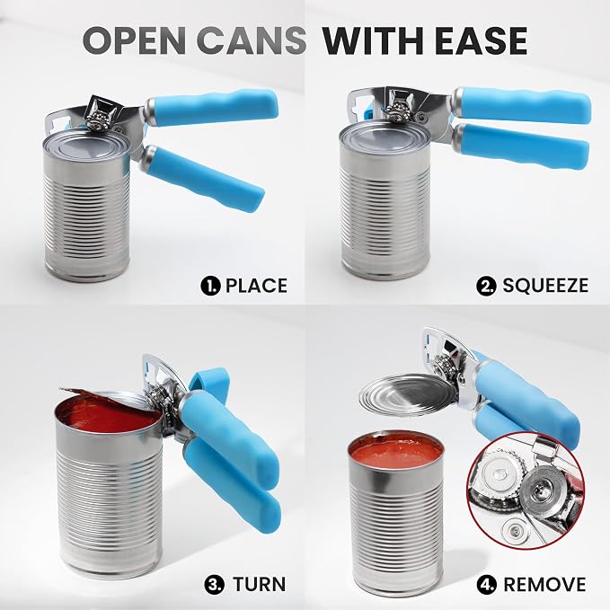 Zulay Kitchen Heavy Duty Stainless Steel Can Opener Manual - Image 6