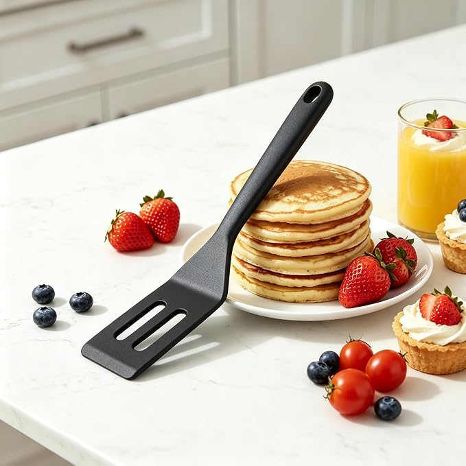 2 Pack Mini Silicone Spatula Set, Heat Resistant Small Thin Spatulas - Image 2
