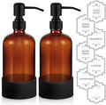 16 oz Hand and Dish Soap Dispenser Set by HomePicker