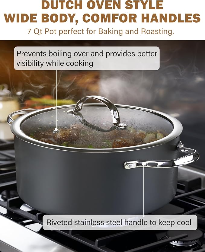 Cooks Standard Stock Pot Dutch Oven Casserole - Image 4
