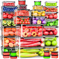RockBerry 66 Pcs Large Food Storage Containers by RockBerry