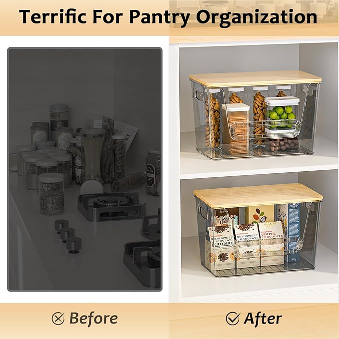 Delamu 2 Set Pantry Organizers and Storage, Trash Bag Dispenser - Image 4