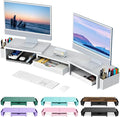 gianotter Dual Monitor Stand Riser, Desk Organizer by gianotter
