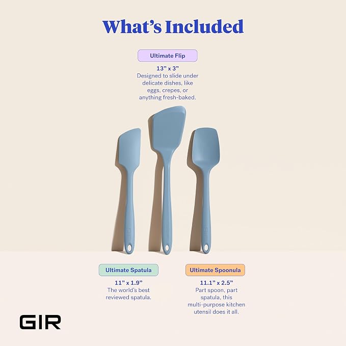 GIR: Get It Right 3-Piece Ultimate Silicone Kitchen Utensils Set - Image 2