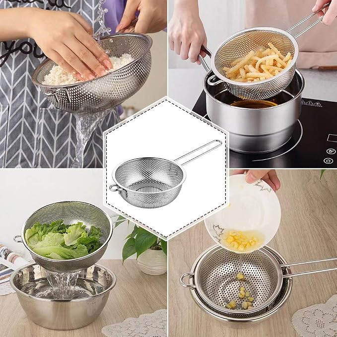 Stainless Steel Colander Fine Mesh Colander - Image 5