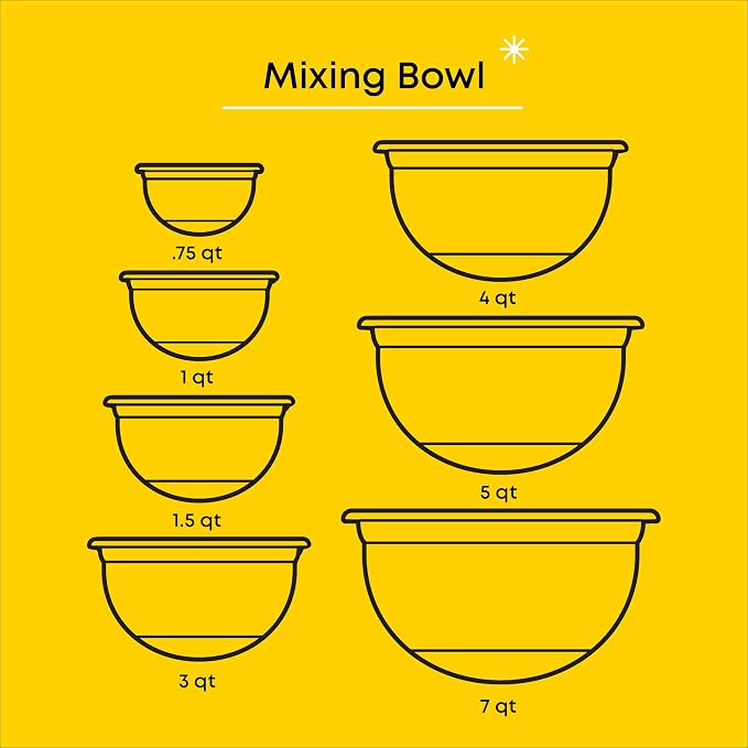 JoyJolt Stainless Steel Mixing Bowls - Image 2