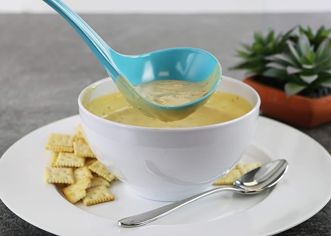 Reston Lloyd Melamine Soup Ladle Kitchen Utensil, Durable BPA-Free Plastic - Image 4