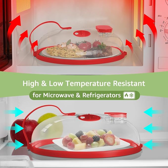 Microwave Splatter Cover with Water Steamer - Image 5