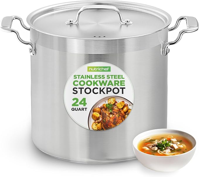 NutriChef Stainless Steel Stock Pot by NutriChef%E2%84%A2Kitchen